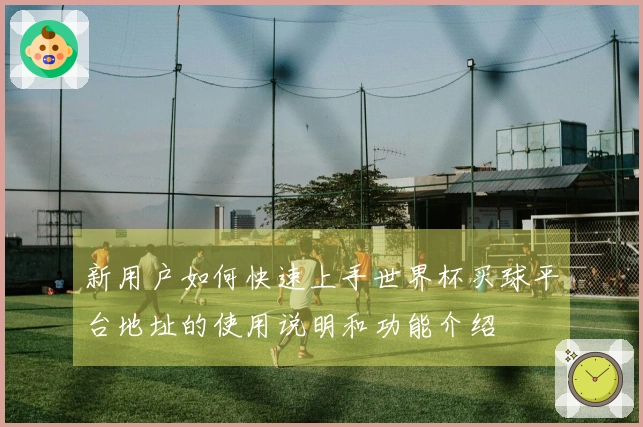 新用户如何快速上手世界杯买球平台地址的使用说明和功能介绍